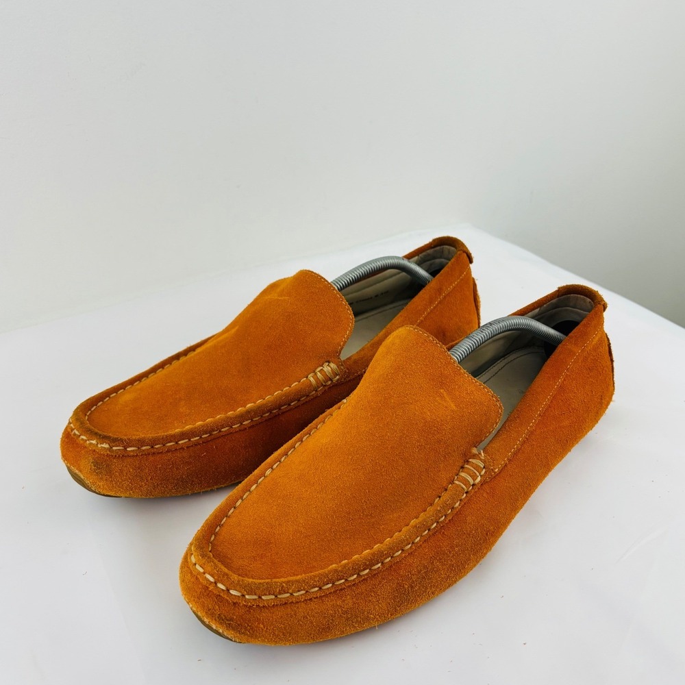 Cole Haan Somerset Venetian Driver Loafer Slip On Men's Size 13 Orange C10064